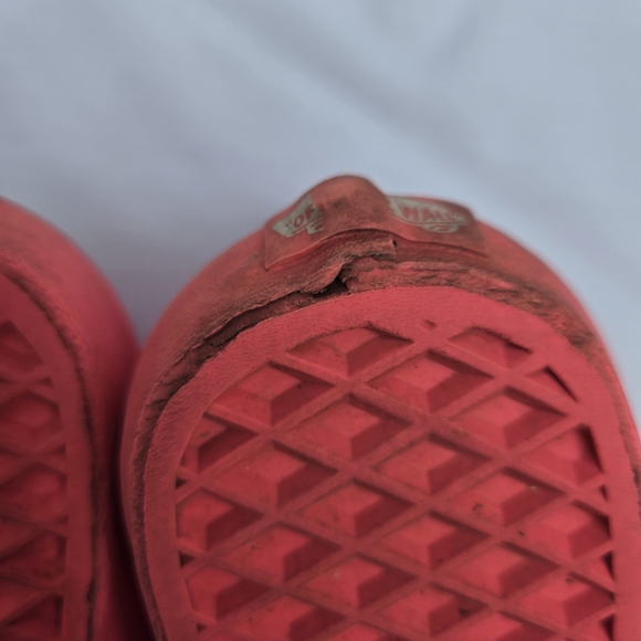 Vans Hot Pink High Top Sneakers Womens 8.5/Mens 7 - Picture 11 of 11